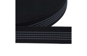 резинка тканая с латексом 3*4 цв черный 025мм (уп 25м) ekoflex купить по 42.4 для тактического снаряжения в Смоленске 