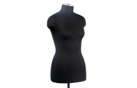манекен женский р44 (88-68,8-96) твёрдый цв чёрный ост купить по цене 4650 руб - в интернет-магазине Веллтекс | Смоленск
