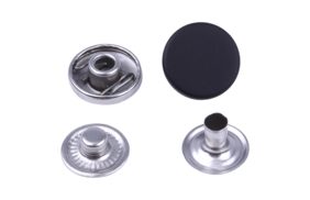 кнопка монеткаl-12 soft-touch цв черный+3 части никель медицинская сталь нерж 12,5мм (уп ок.72шт) купить по цене 715 руб - в интернет-магазине Веллтекс | Смоленск
