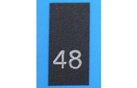 р048пч 48 - размерник - черный (уп.200 шт) купить по цене 115 руб - в интернет-магазине Веллтекс | Смоленск
